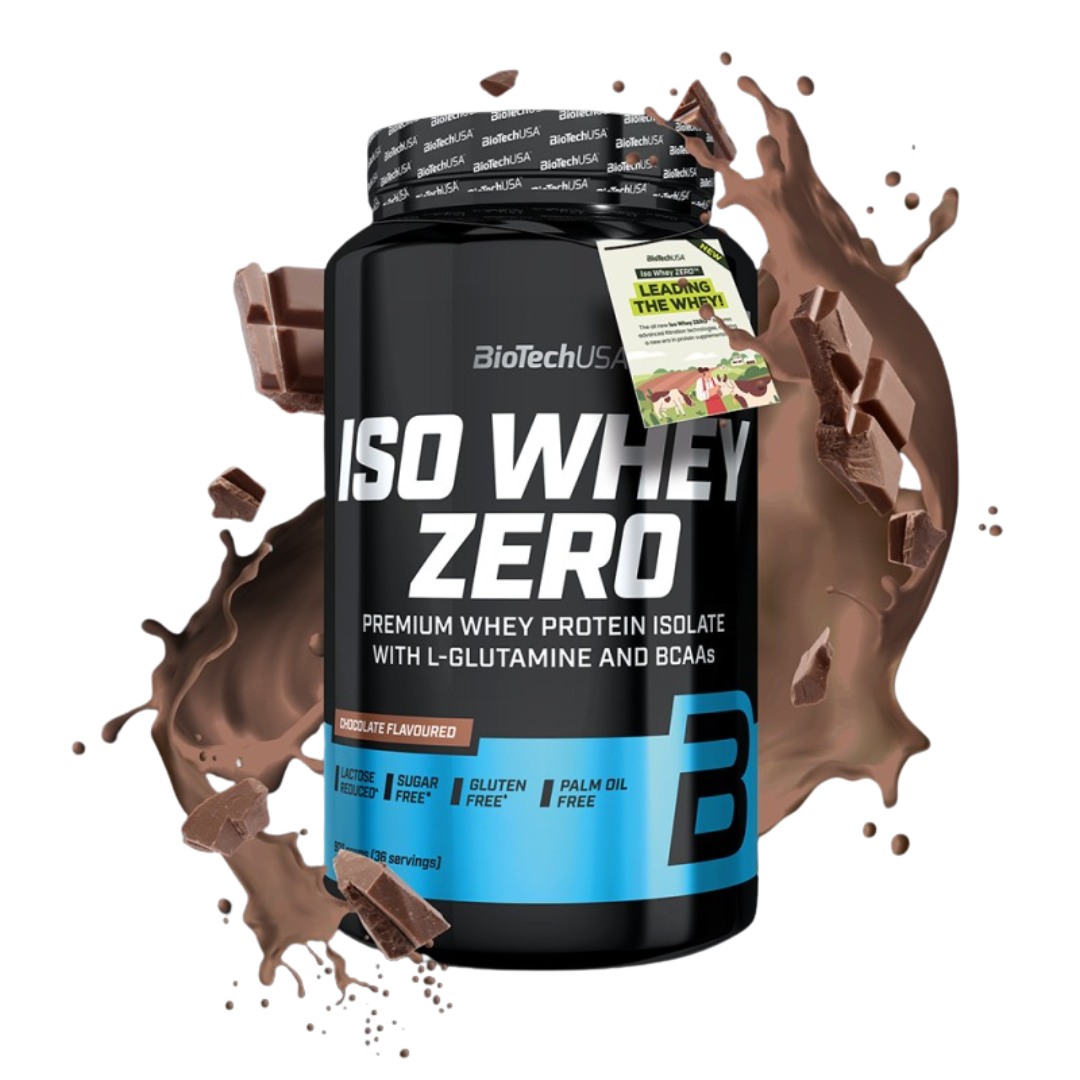 Iso Whey Zero Laktosreducerat Vassleproteinisolat 908 g, Chocolate i gruppen Kosttillskott / Proteintillskott / Vassleprotein hos Golden Athlete (Biotech-0013)
