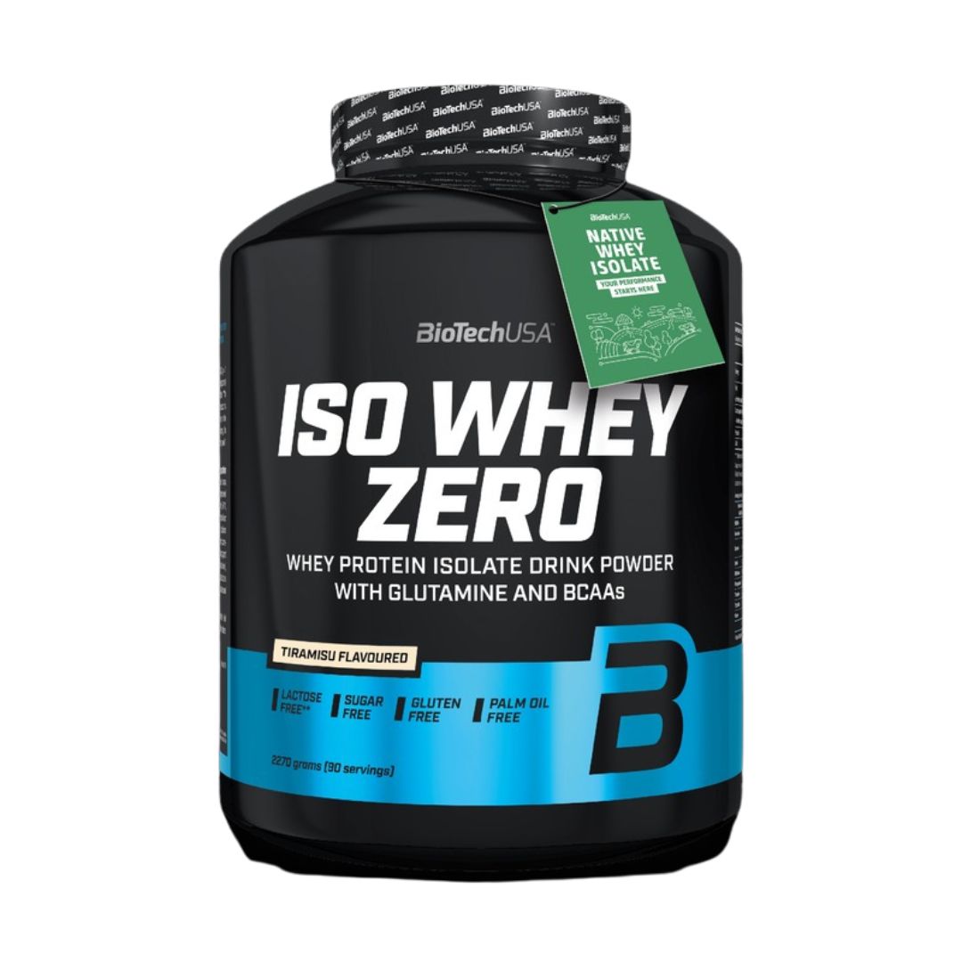 Iso Whey Zero Laktosfri Vassleproteinisolat 2270 g, Tiramisu i gruppen Kosttillskott / Proteintillskott / Vassleprotein hos Golden Athlete (Biotech-0030)