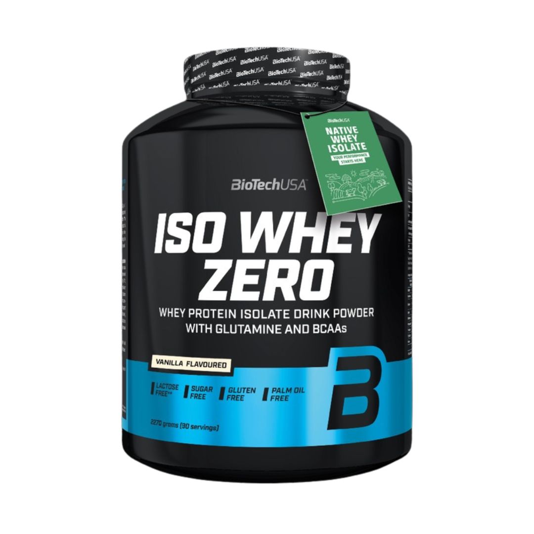 Iso Whey Zero Laktosfri Vassleproteinisolat 2270 g, Vanilla i gruppen Kosttillskott / Proteintillskott / Vassleprotein hos Golden Athlete (Biotech-0031)
