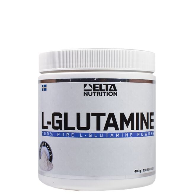 Delta, L-glutamine, 400g i gruppen Kosttillskott / Aminosyror / Glutamin hos Golden Athlete / Performance R us (Delta-014)