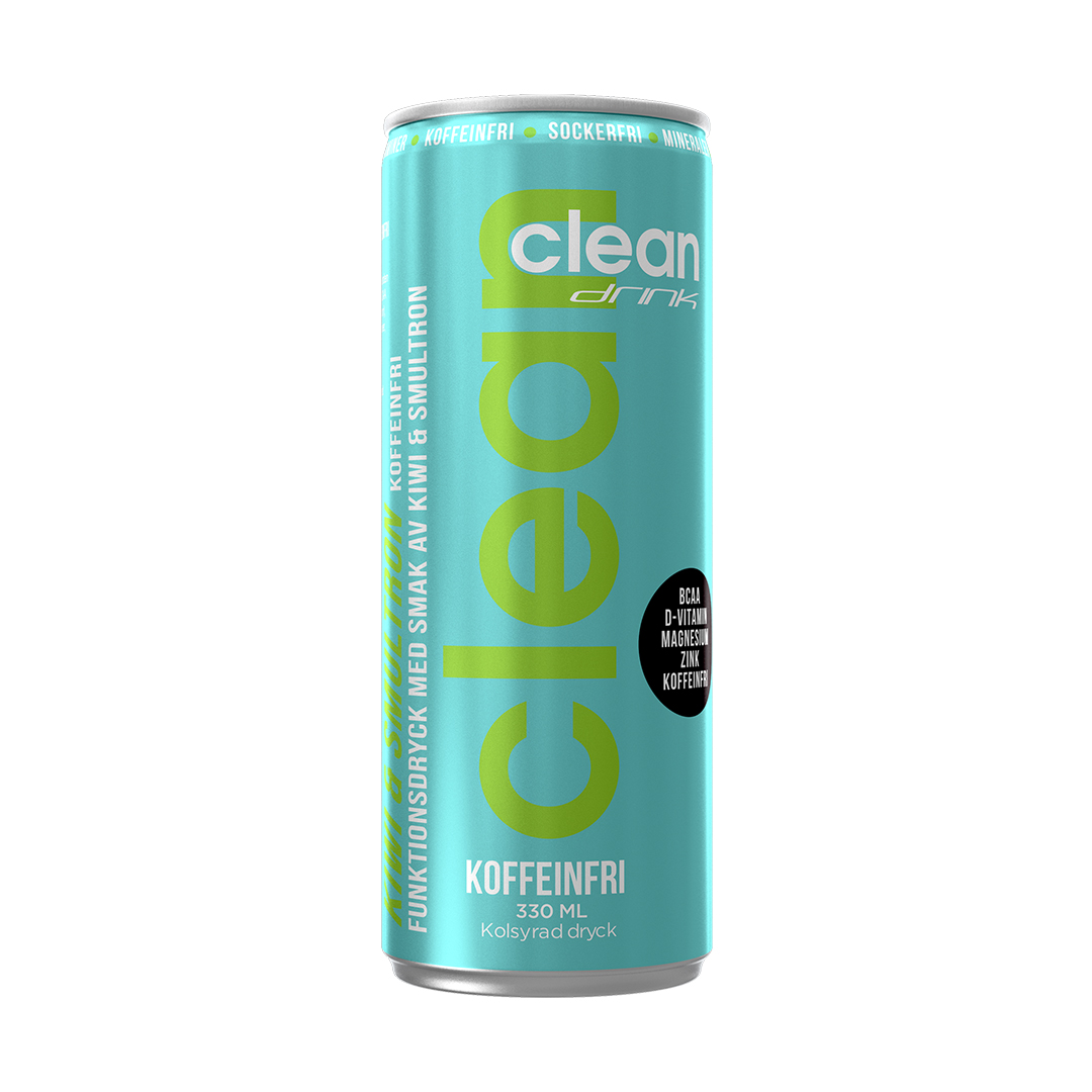 Clean Drink, 330 ml, Koffeinfri i gruppen Kosttillskott / Drycker / Energidryck hos Golden Athlete / Performance R us (G-CLEANKOFFEINFRI)