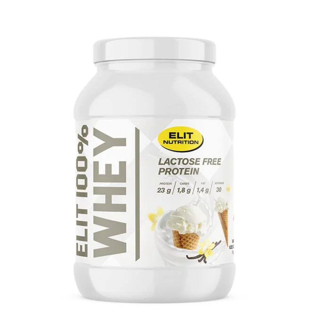 ELIT 100% Whey Laktosfri, 900 g i gruppen Kosttillskott / Proteintillskott / Blandprotein hos Golden Athlete (G-ENWI900)