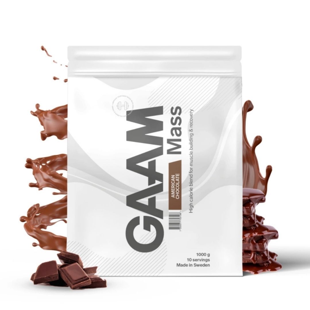 GAAM 100% MASS Premium 1 kg i gruppen Kosttillskott / Gainers & Återhämtning / Gainer hos Golden Athlete (G-GAAMMASS)