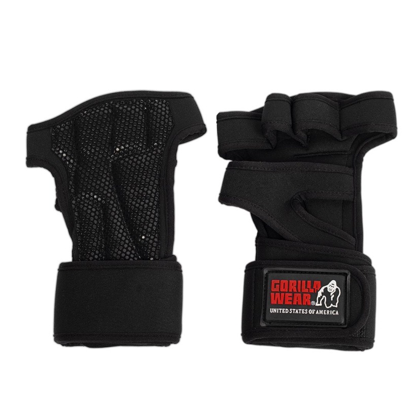 Yuma Weightlifting Workout Gloves, black i gruppen Träningstillbehör / Handskar hos Golden Athlete / Performance R us (G-GWYUMAGLOV)