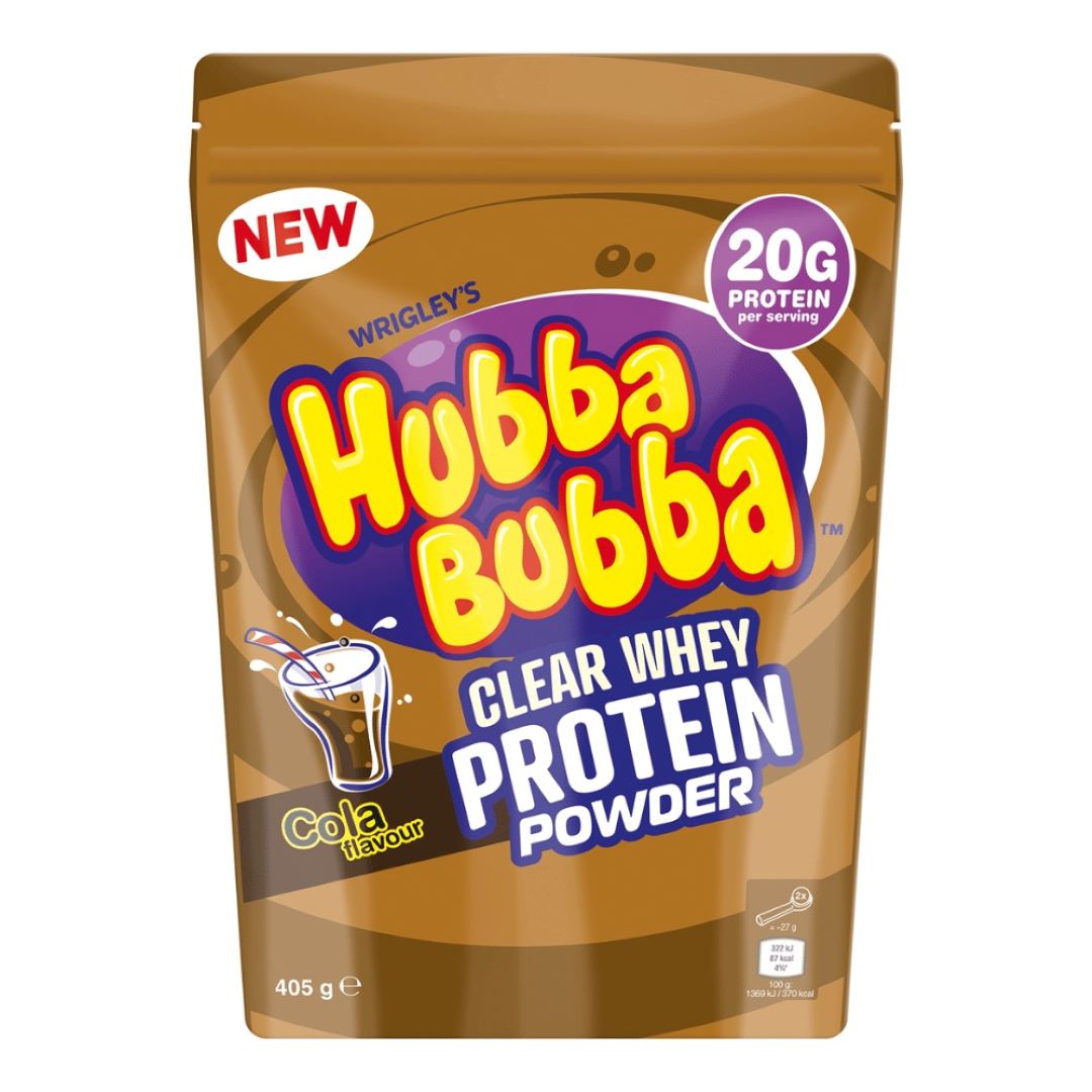 Hubba Bubba Clear Whey 405 g i gruppen Kosttillskott / Proteintillskott / Vassleprotein hos Golden Athlete / Performance R us (G-HUBBABUCLEAR)