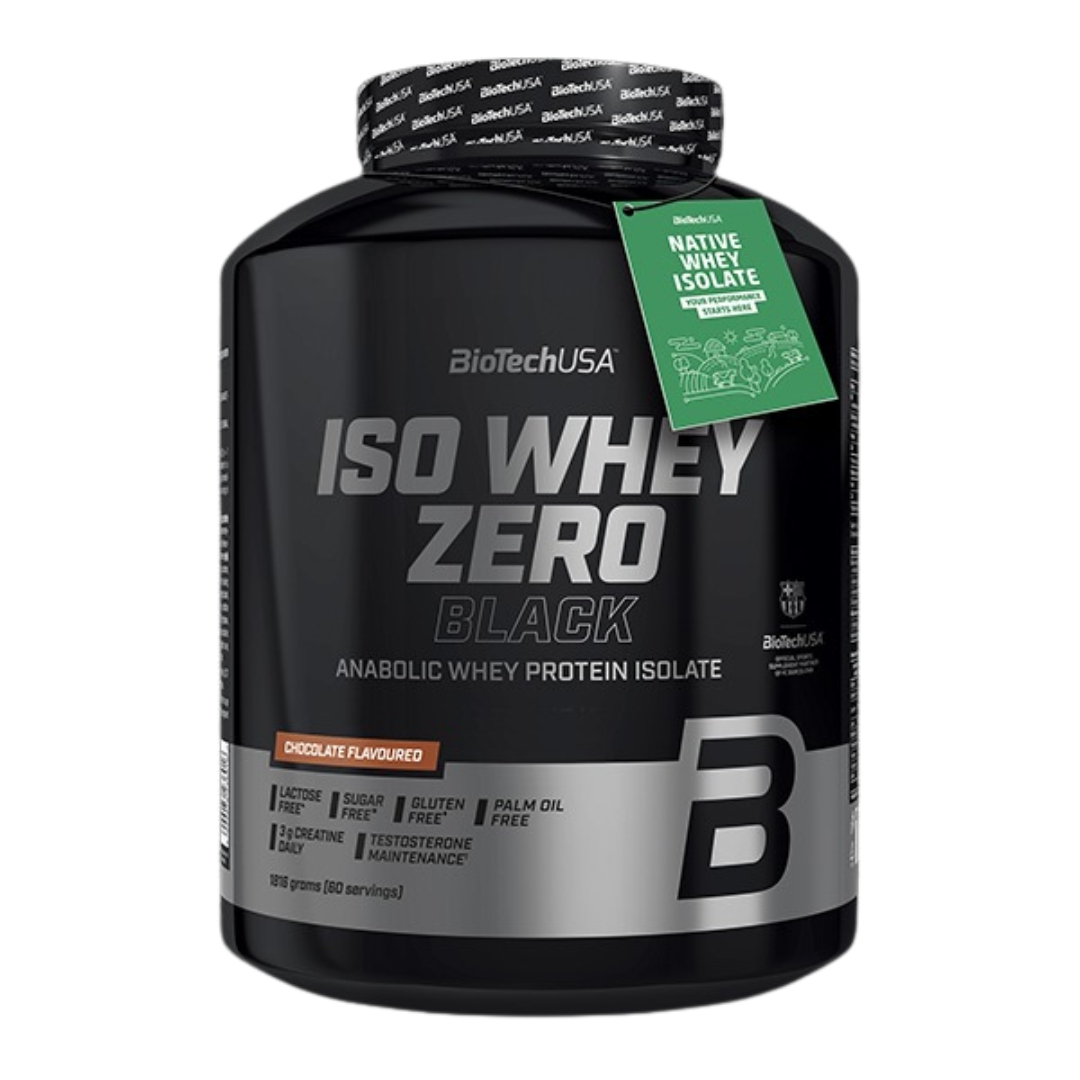 Iso Whey Zero Black 1816g i gruppen Kosttillskott / Proteintillskott / Vassleprotein hos Golden Athlete (G-ISOBLACK)