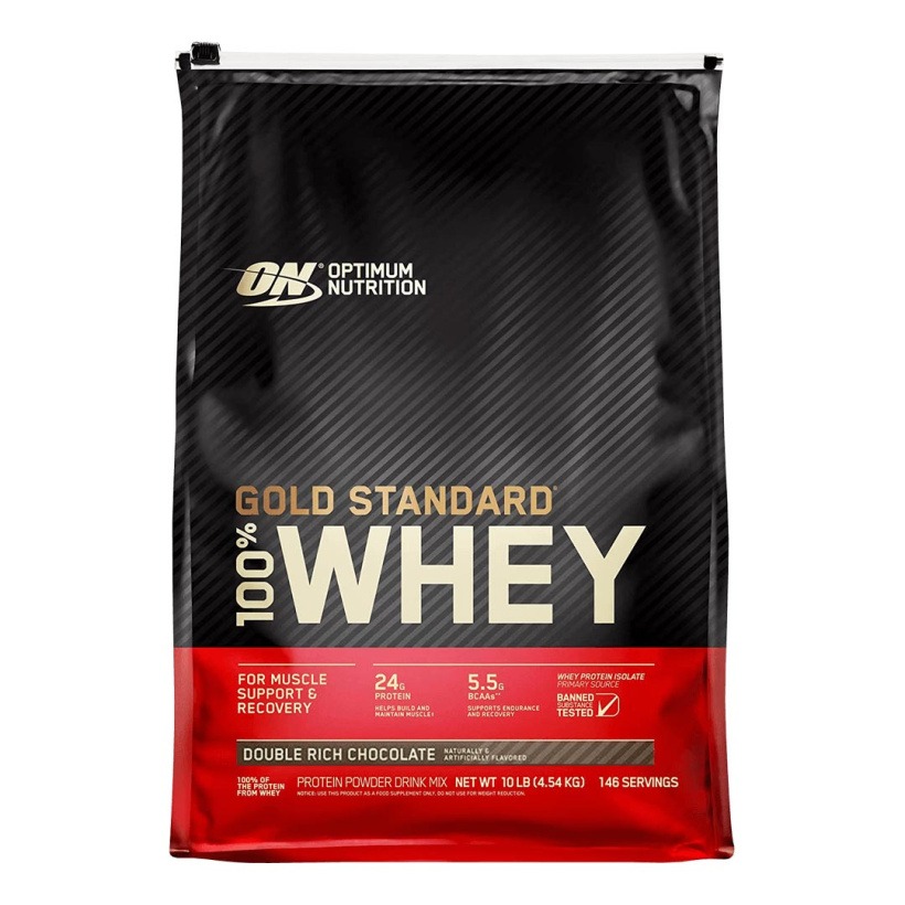 100% Whey Gold Standard Vassleprotein 4545 g i gruppen Kosttillskott / Proteintillskott / Vassleprotein hos Golden Athlete / Performance R us (G-ONW10)