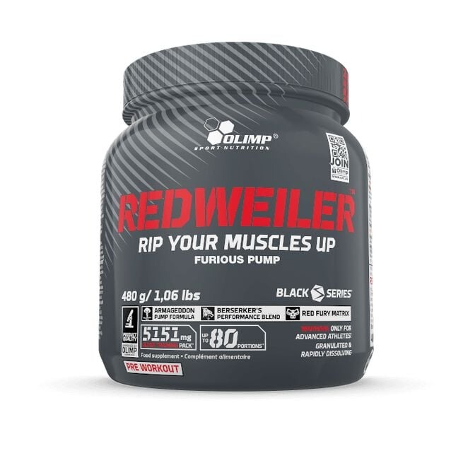 Redweiler 480 g i gruppen Kosttillskott / PWO - Prestationshöjande / PWO med koffein hos Golden Athlete (G-REDWEILERPWO)