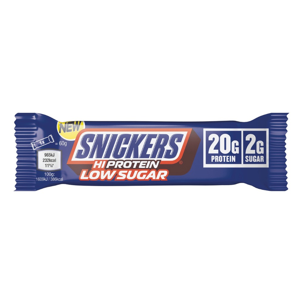Snickers, Low sugar High Protein Bar, 57 g i gruppen Kosttillskott / Bars / Proteinbars hos Golden Athlete / Performance R us (G-SNICKERSLOW)