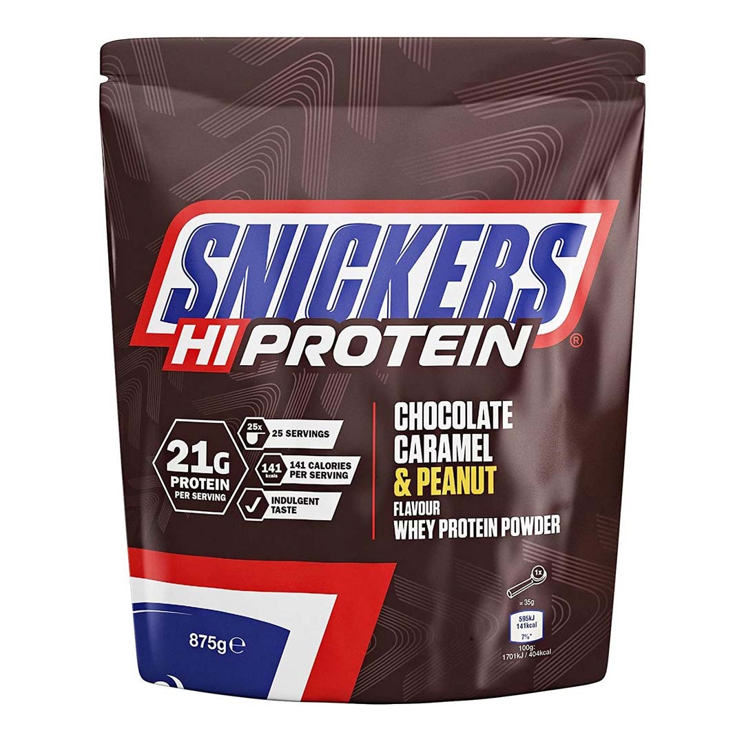 Snickers Protein Powder i gruppen Kosttillskott / Proteintillskott / Vassleprotein hos Golden Athlete / Performance R us (G-SNICKERSPROTEIN)