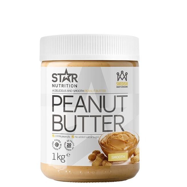 Star Nutrition Peanut Butter, 1 kg i gruppen Livsmedel / Nötsmör hos Golden Athlete / Performance R us (G-SNPBUTTER)