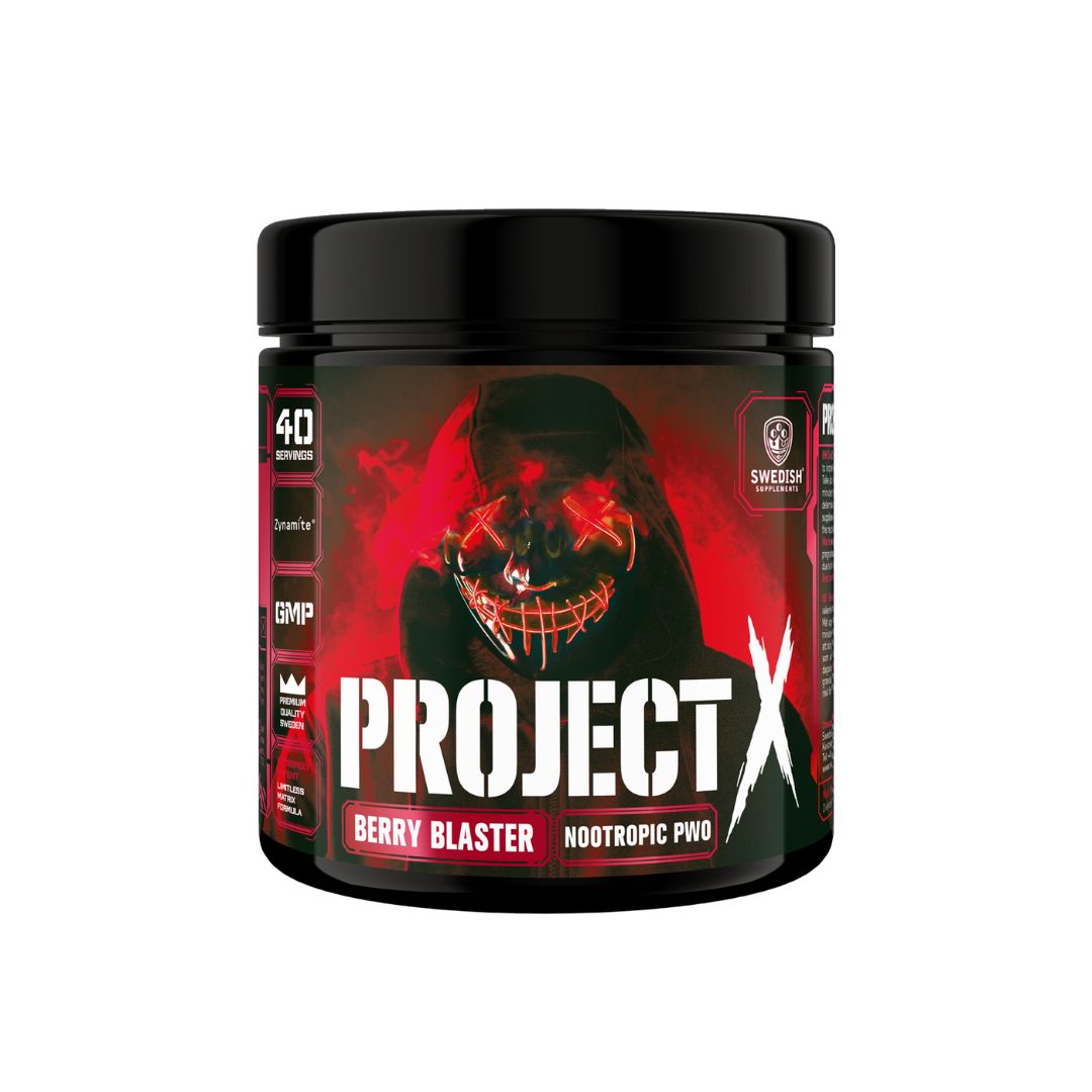 Project X Nootropic PWO i gruppen Kosttillskott / PWO / Prestationshöjande / PWO med Koffein hos Golden Athlete (G-SSPX2)