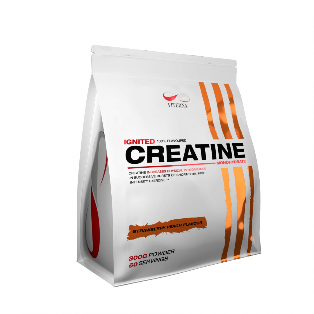 Ignited Creatine 300 g Flavoured - Bag i gruppen Kosttillskott / Kreatin / Kreatinmonohydrat hos Golden Athlete (G-VIIC300)