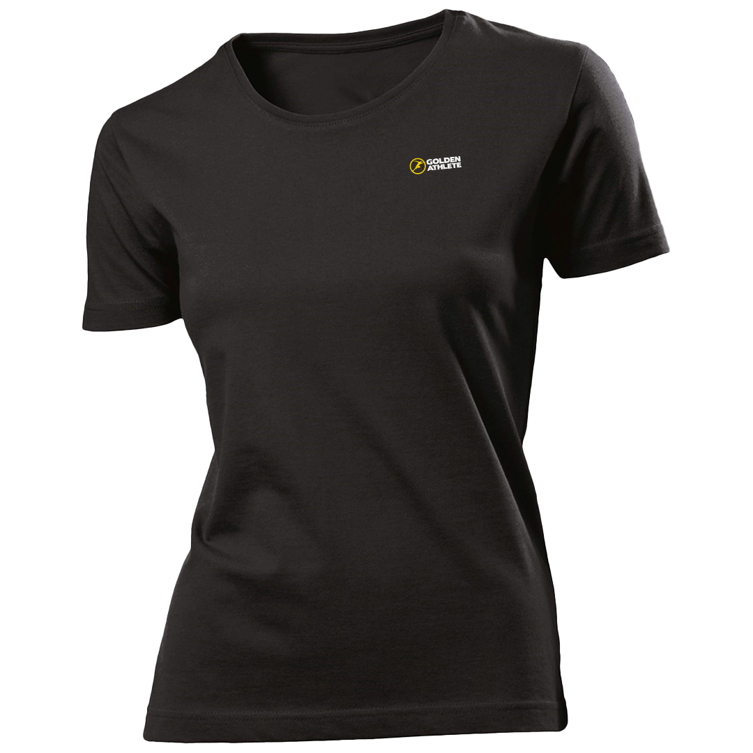 Golden Athlete Women's Tee - Black i gruppen Kläder / T-Shirts hos Golden Athlete (G-WOMENSGATEE)