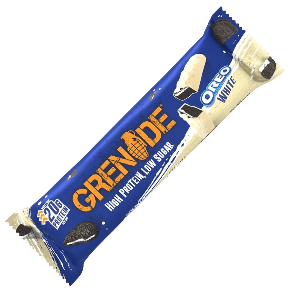 Grenade Proteinbar 60 g, Oreo White i gruppen Kosttillskott / Bars / Proteinbars hos Golden Athlete (GPB-oreow)