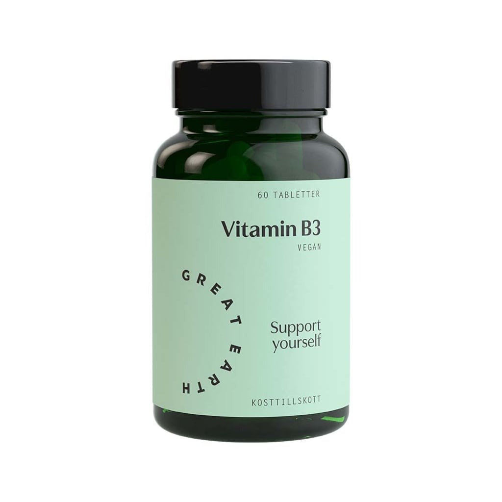 Vitamin B3 - Niacin 500 mg 60 tab i gruppen Kosttillskott / Vitaminer & Mineraler / B-Vitamin hos Golden Athlete (GreatE-024)