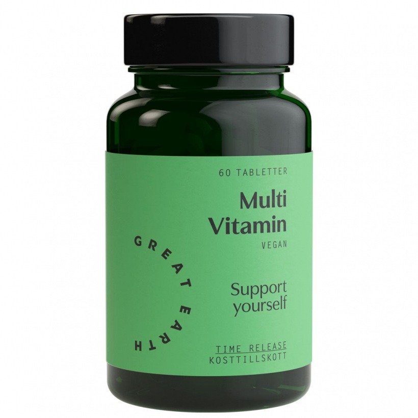 Multi Vitamin 60 tab   i gruppen Kosttillskott / Vitaminer & Mineraler / Multivitamin hos Golden Athlete / Performance R us (GreatE-3481)