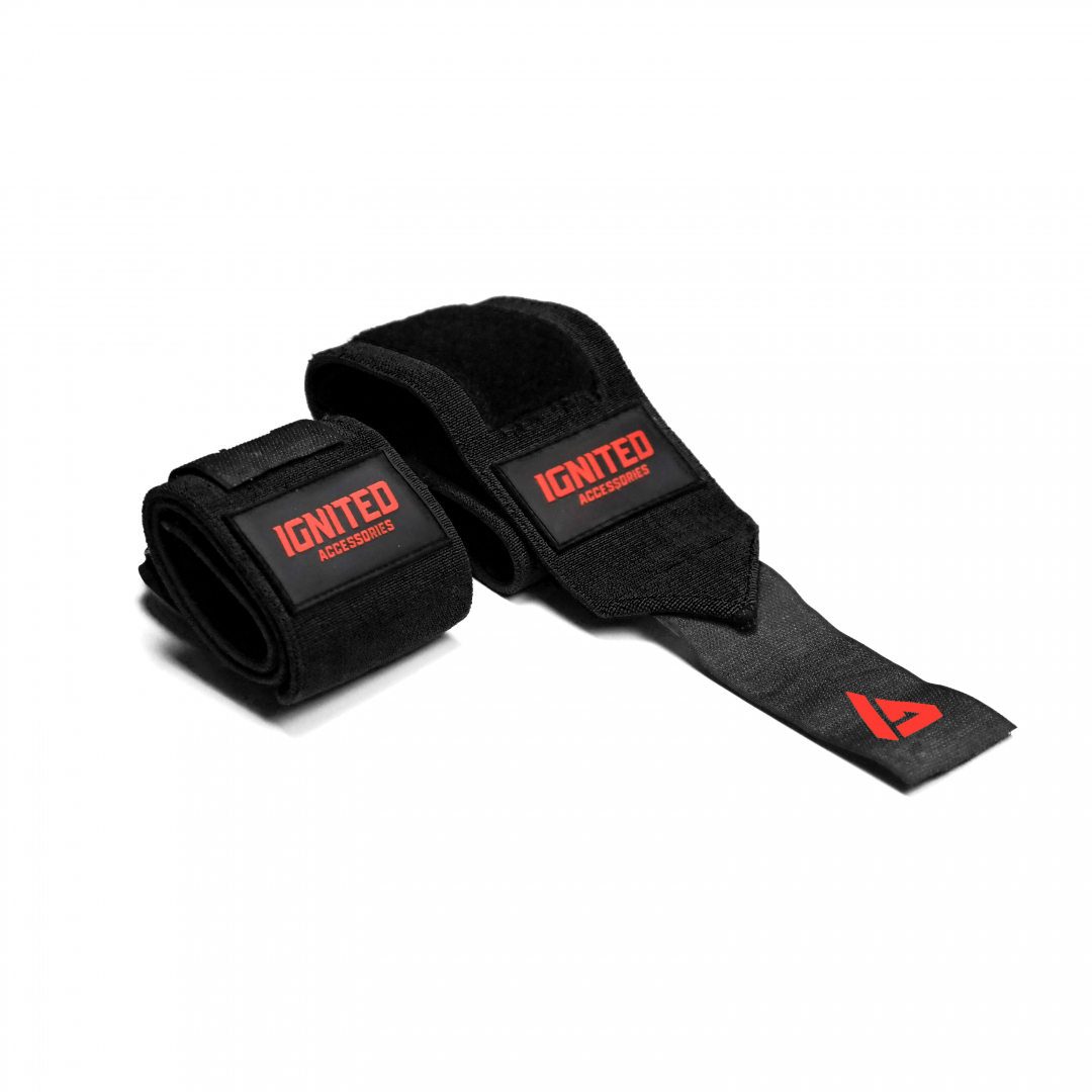 Pro Wrist Wraps - Black - 13 inch i gruppen Träningstillbehör / Knä & Handledslindor hos Golden Athlete (IAPWW13B)