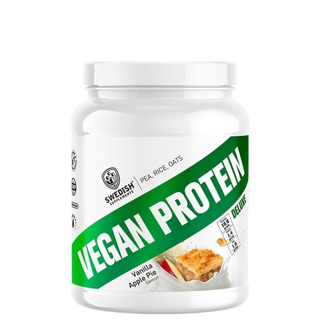 Vegan Protein Deluxe, 750g, Vanilla Apple Pie i gruppen Kosttillskott / Proteintillskott / Vegan protein hos Golden Athlete (IP105569)