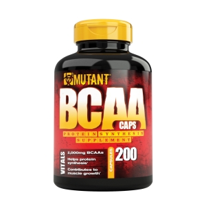 Mutant BCAA, 200 caps i gruppen Kosttillskott / Aminosyror / BCAA hos Golden Athlete / Performance R us (Mutant-002)