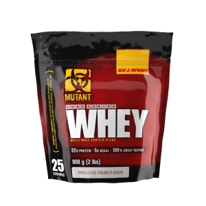 Mutant Whey 2lbs, Vanilla i gruppen Kosttillskott / Proteintillskott / Vassleprotein hos Golden Athlete (Mutant-059)