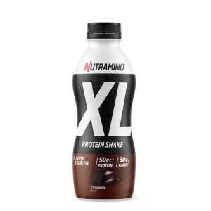 XL Protein shake 500 ml x 12, Chocolate i gruppen Kosttillskott / Drycker / Gainer/kaloridryck hos Golden Athlete (NMOXLPSC)