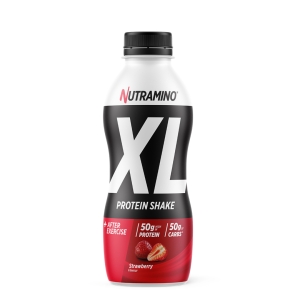 XL Protein shake 500 ml x 12, Strawberry i gruppen Kosttillskott / Drycker / Proteindryck hos Golden Athlete (NMOXLPSS)