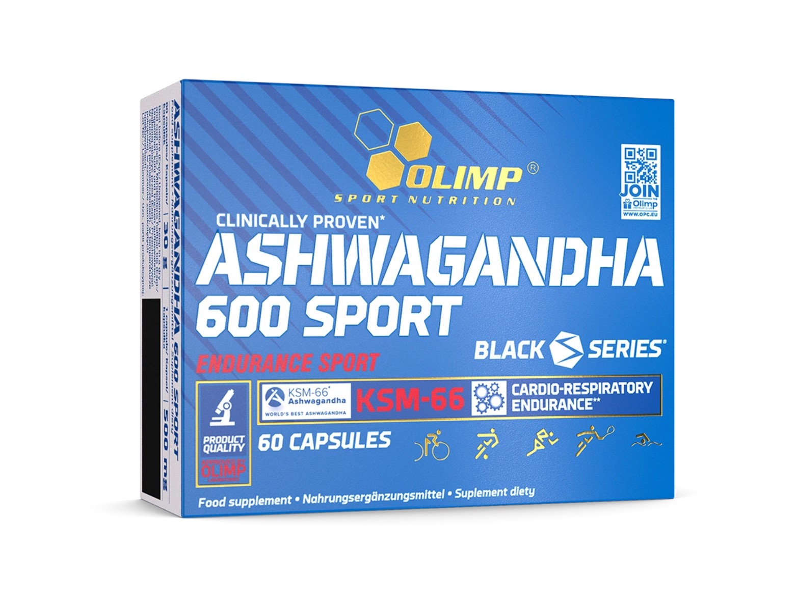 Ashwagandha 600 Sport, 60caps i gruppen Kosttillskott / Muskelökning / Ashwagandha hos Golden Athlete / Performance R us (Olimp-0016)
