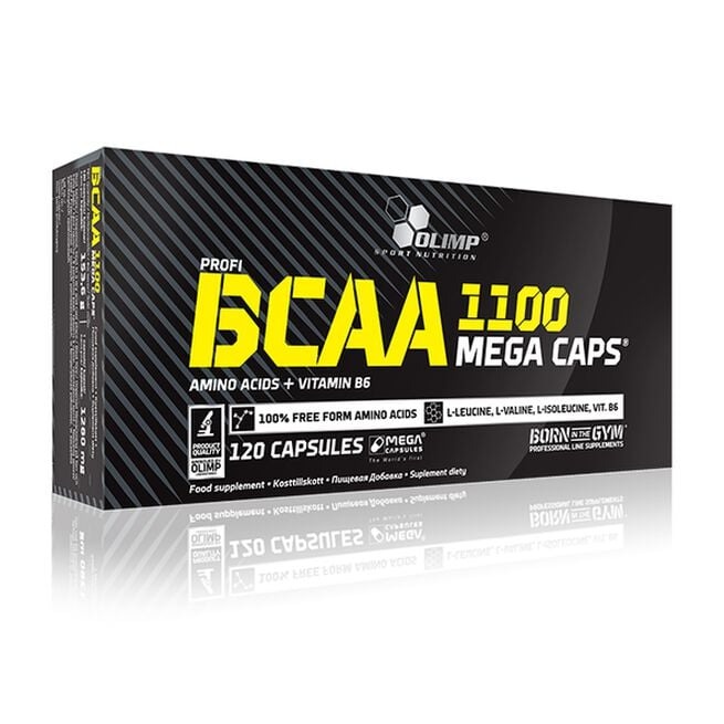 BCAA Mega Caps, 120 caps i gruppen Kosttillskott / Aminosyror / BCAA hos Golden Athlete (Olimp-0017)