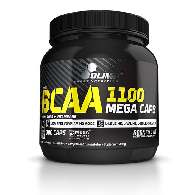 BCAA Mega Caps, 300 caps i gruppen Kosttillskott / Aminosyror / BCAA hos Golden Athlete (Olimp-0018)