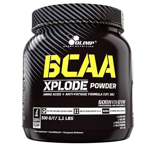 Bcaa Xplode, 500g Strawberry i gruppen Kosttillskott / Aminosyror / BCAA hos Golden Athlete (Olimp-0029)
