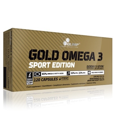 Gold Omega-3 Sports Edition, 120 caps i gruppen Kosttillskott / Fettsyror - Omega 3 hos Golden Athlete (Olimp-0084)