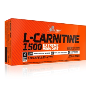 L-Carnitine 1500 Extr Mega Caps, 120caps i gruppen Kosttillskott / Aminosyror / L-Karnitin hos Golden Athlete / Performance R us (Olimp-0101)
