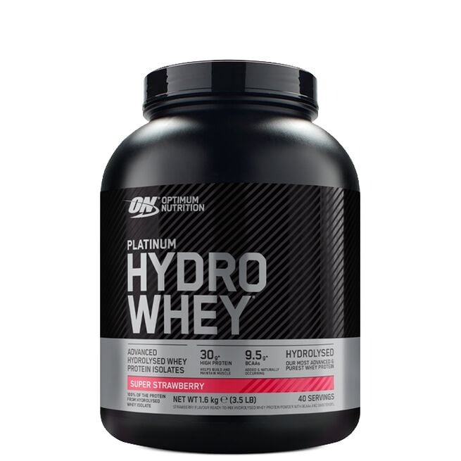 Hydro Whey 3,5lbs, Strawb. i gruppen Kosttillskott / Proteintillskott / Vassleprotein hos Golden Athlete (Optimum-0080)