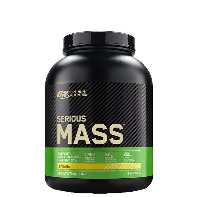 Optimum Nutrition Serious Mass Gainer 2727, Banana i gruppen Kosttillskott / Gainers & Återhämtning / Gainer hos Golden Athlete (Optimum-0085)