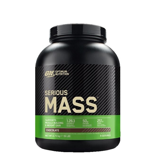 Optimum Nutrition Serious Mass Gainer 2727, Chocolate i gruppen Kosttillskott / Gainers & Återhämtning / Gainer hos Golden Athlete (Optimum-0086)
