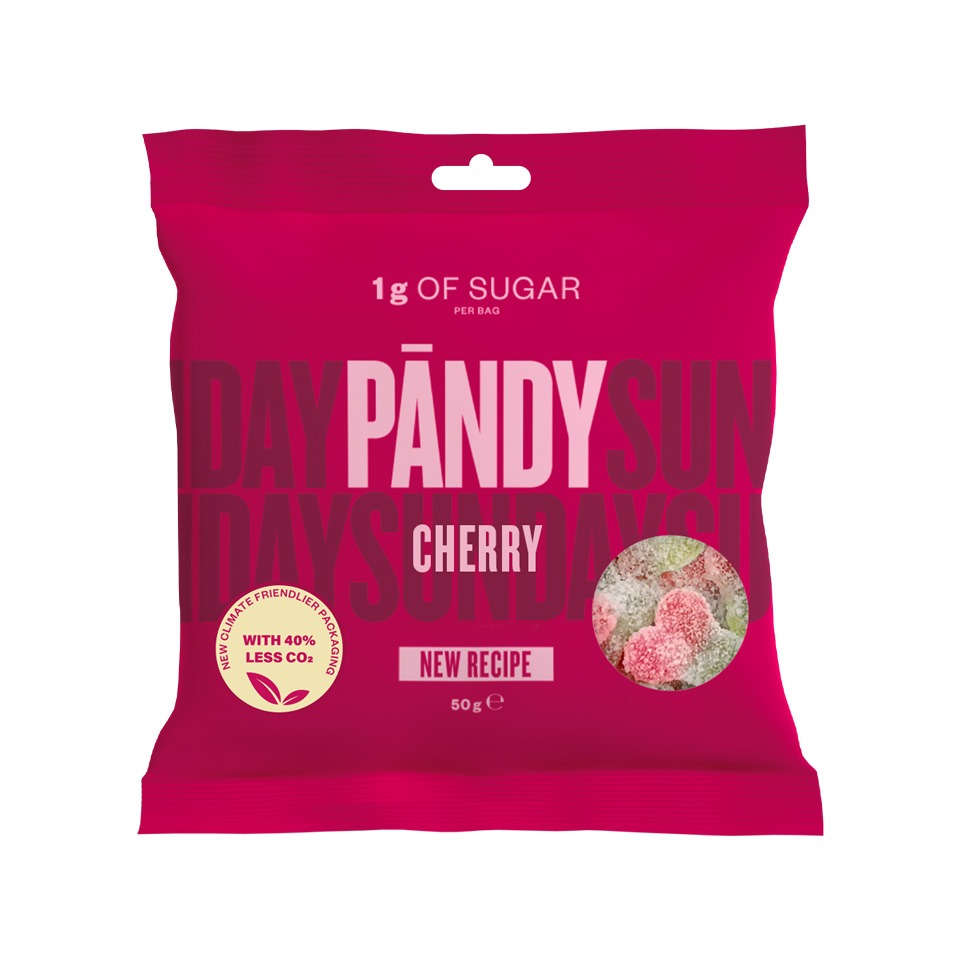 Pändy Candy, 50 g Cherry i gruppen Livsmedel / Snacks hos Golden Athlete (PACC)