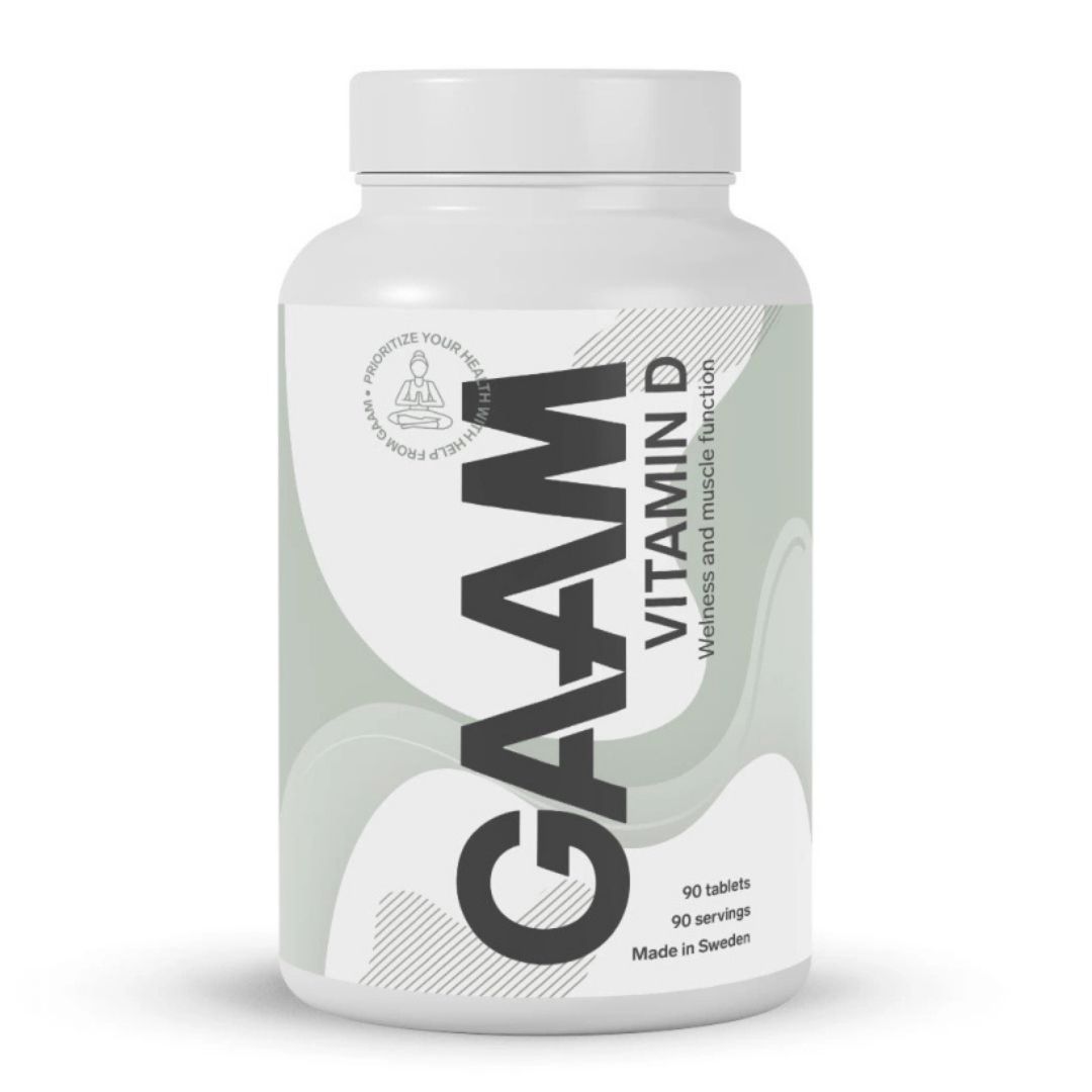 GAAM Vitamin-D 90 tabs i gruppen Kosttillskott / Vitaminer & Mineraler / D-Vitamin hos Golden Athlete (PB-1262)