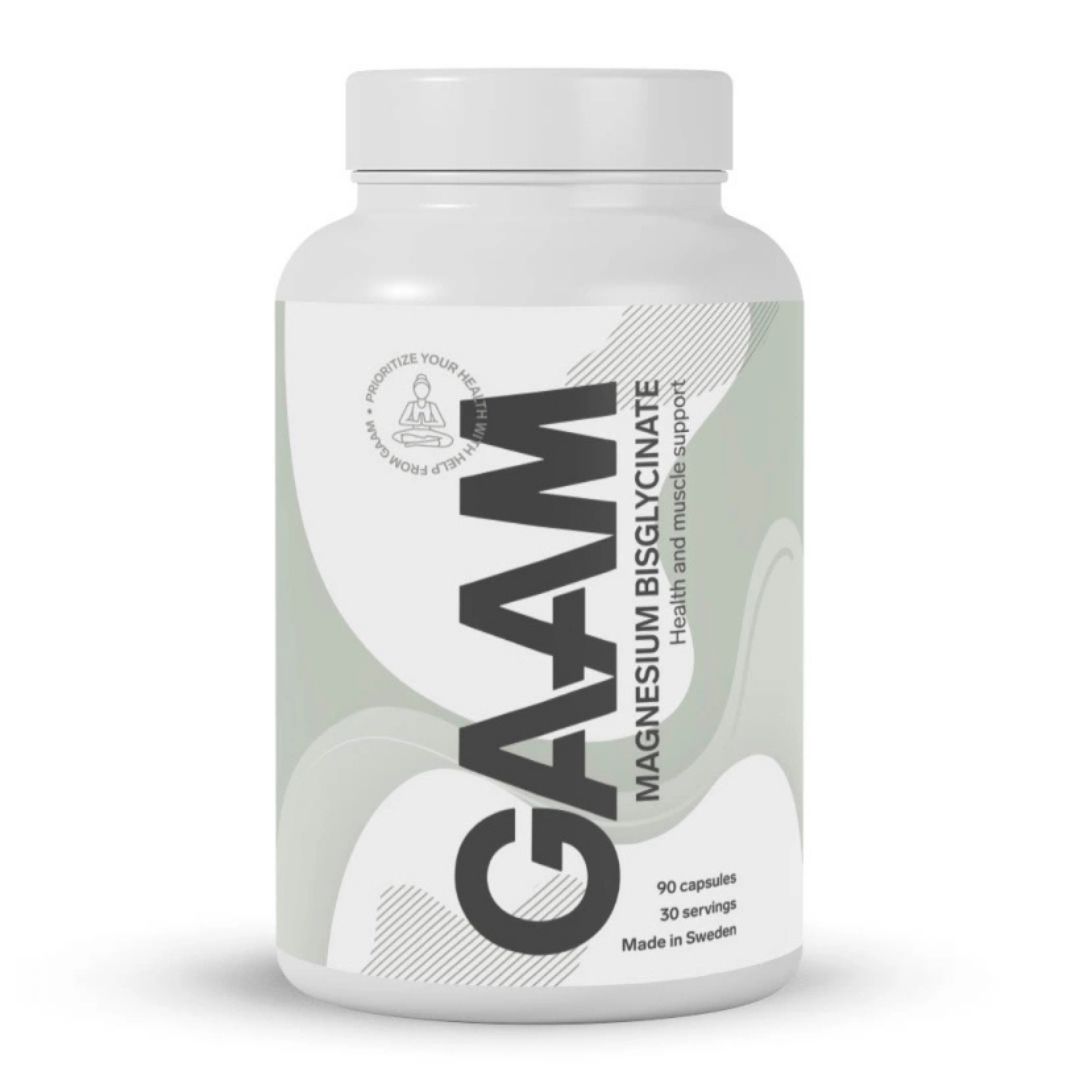 GAAM Magnesium Bisglycinate 90 caps i gruppen Kosttillskott / Vitaminer & Mineraler / Magnesium hos Golden Athlete (PB-7193)