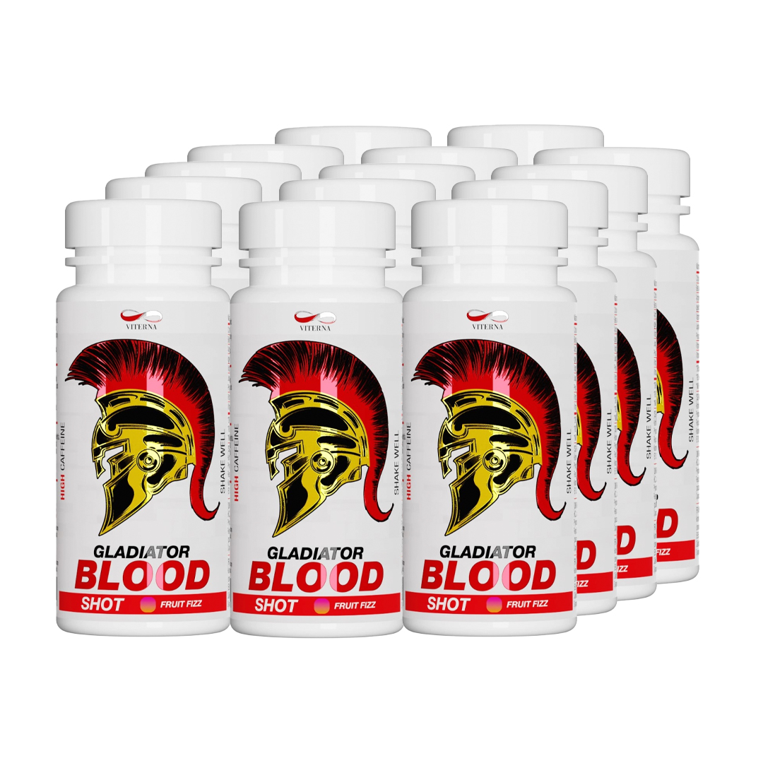 Gladiator Blood PWO shot, 14 x 60 ml i gruppen Kosttillskott / PWO / Prestationshöjande / PWO SHOT hos Golden Athlete / Performance R us (SET-GBPWOSHOT)