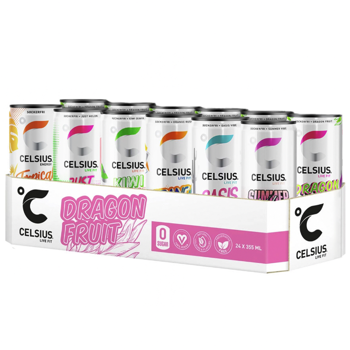 Celsius, 12 x 355 ml i gruppen Kosttillskott / Mix & Match hos Golden Athlete / Performance R us (SET24CELSIUS)
