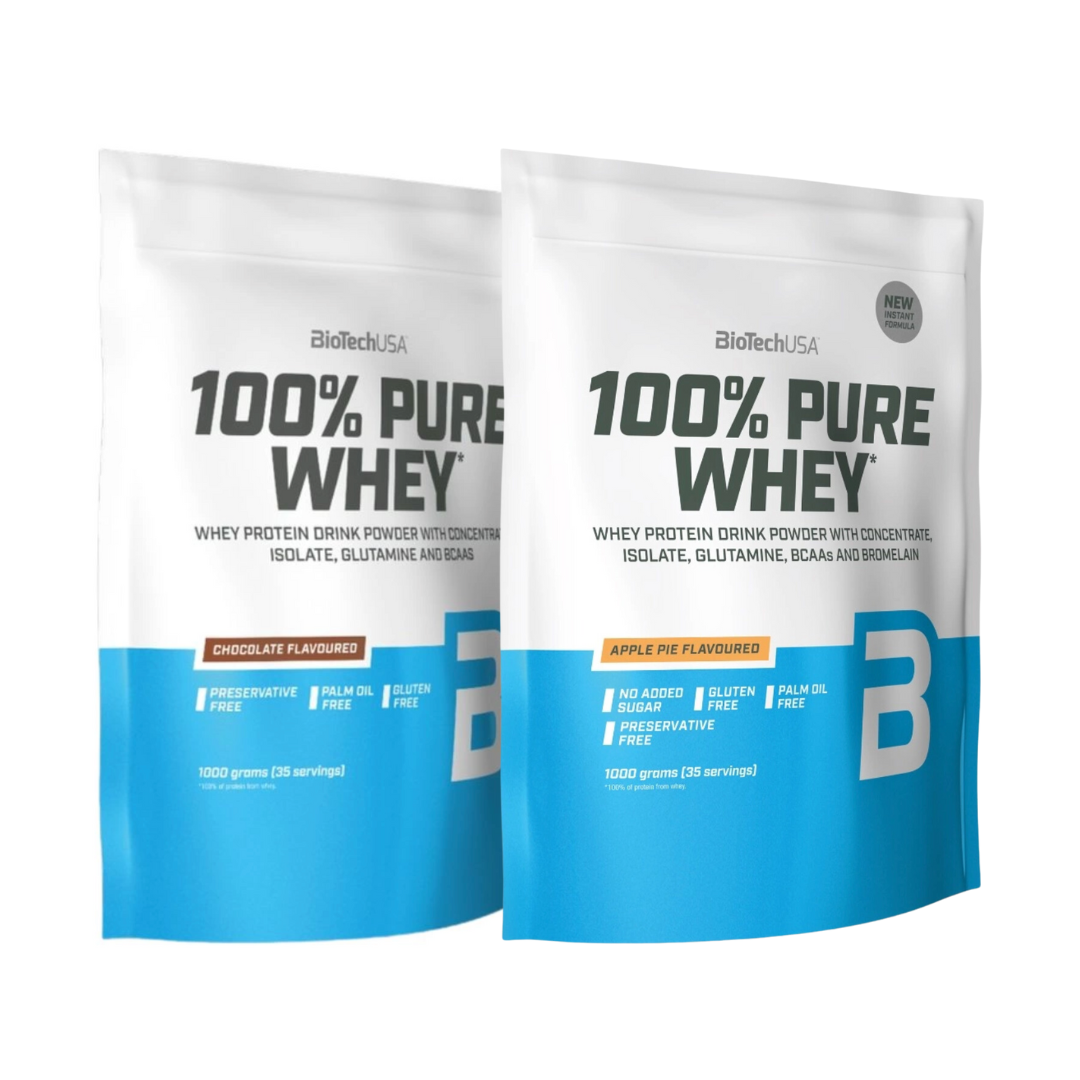 2 x 100% Pure Whey 1kg, Mix & Match i gruppen Kosttillskott / Mix & Match hos Golden Athlete (SETBTPW2)