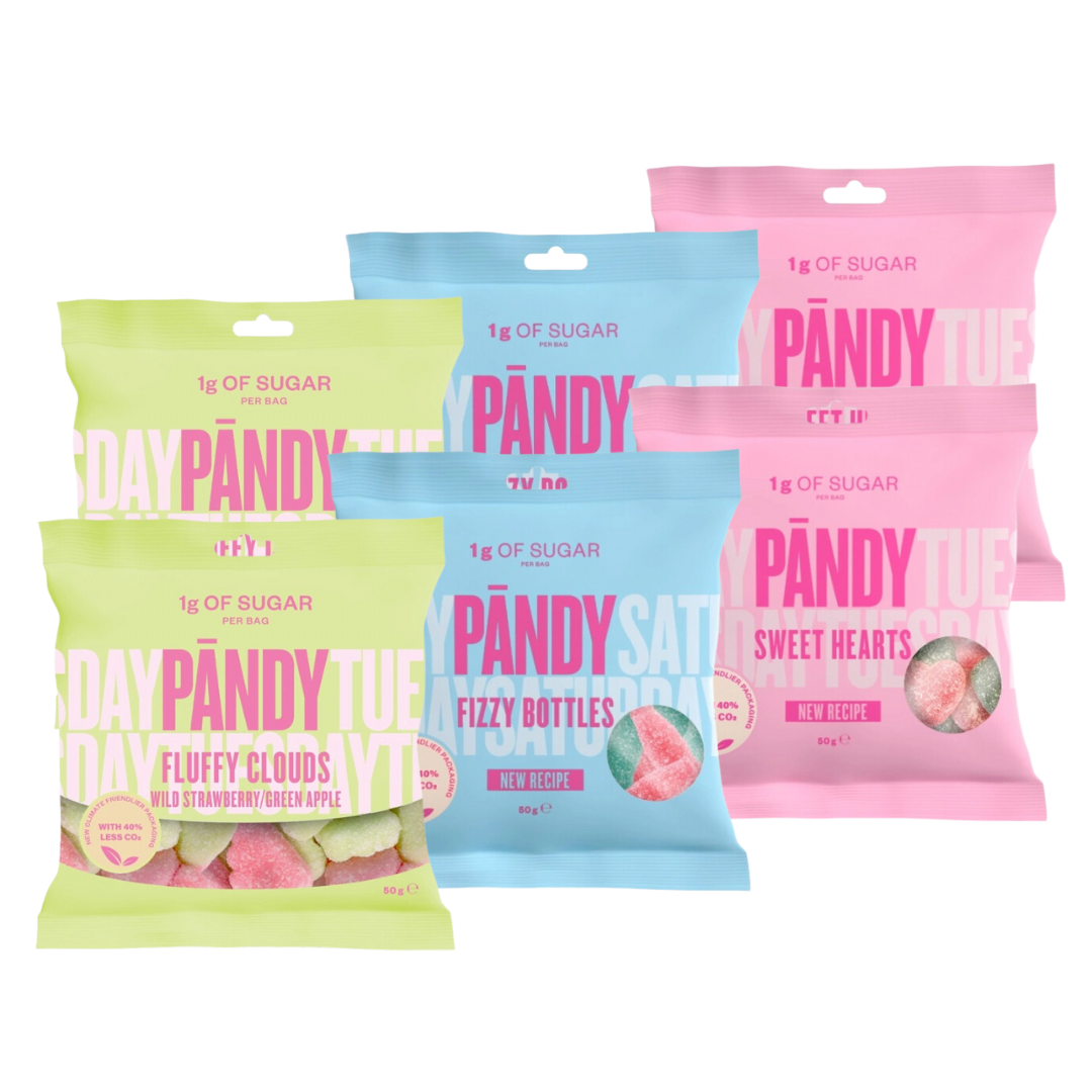 6 x Pändy Candy Mix i gruppen Kosttillskott / Mix & Match hos Golden Athlete (SETPANDYX6)