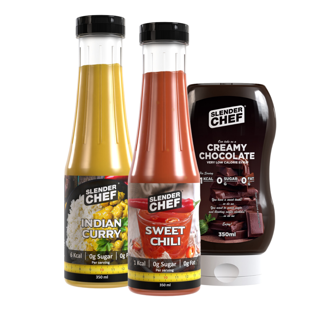 3 x Slender Chef Sauces i gruppen Kosttillskott / Mix & Match hos Golden Athlete (SETSLENDERSAUCES)