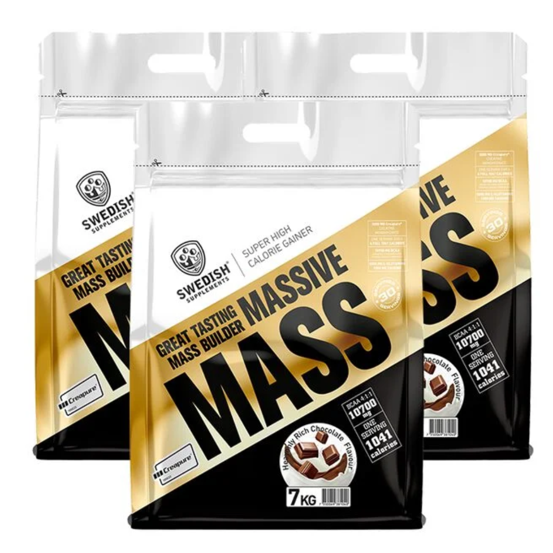 3 x Massive Mass, 7kg MEGABUY i gruppen Kosttillskott / Mix & Match hos Golden Athlete (SETSSMMMG)