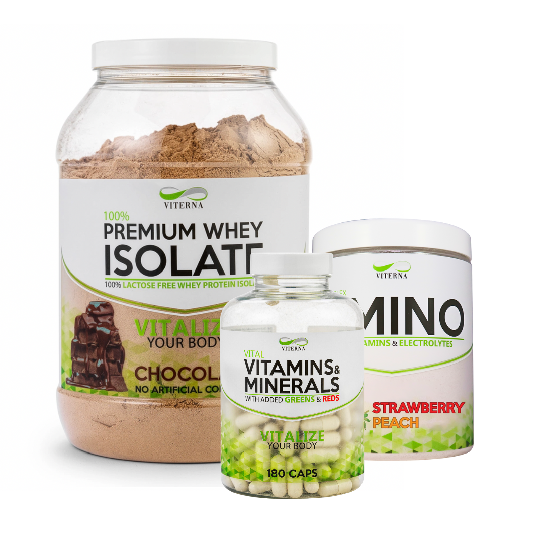 Viterna Startpaket - stort i gruppen Kosttillskott / Vitaminer & Mineraler / Mineraler - Antioxidanter hos Golden Athlete (SETVITBAS2)