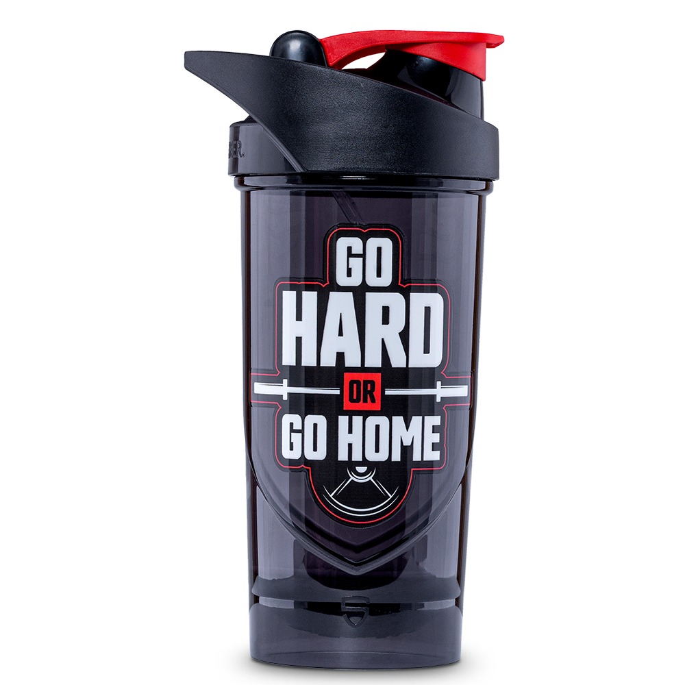 ShieldMixer Hero Pro 700 ml, Go Hard or Go Home i gruppen Träningstillbehör / Shakers - Vattenflaskor hos Golden Athlete (SMHPGH)