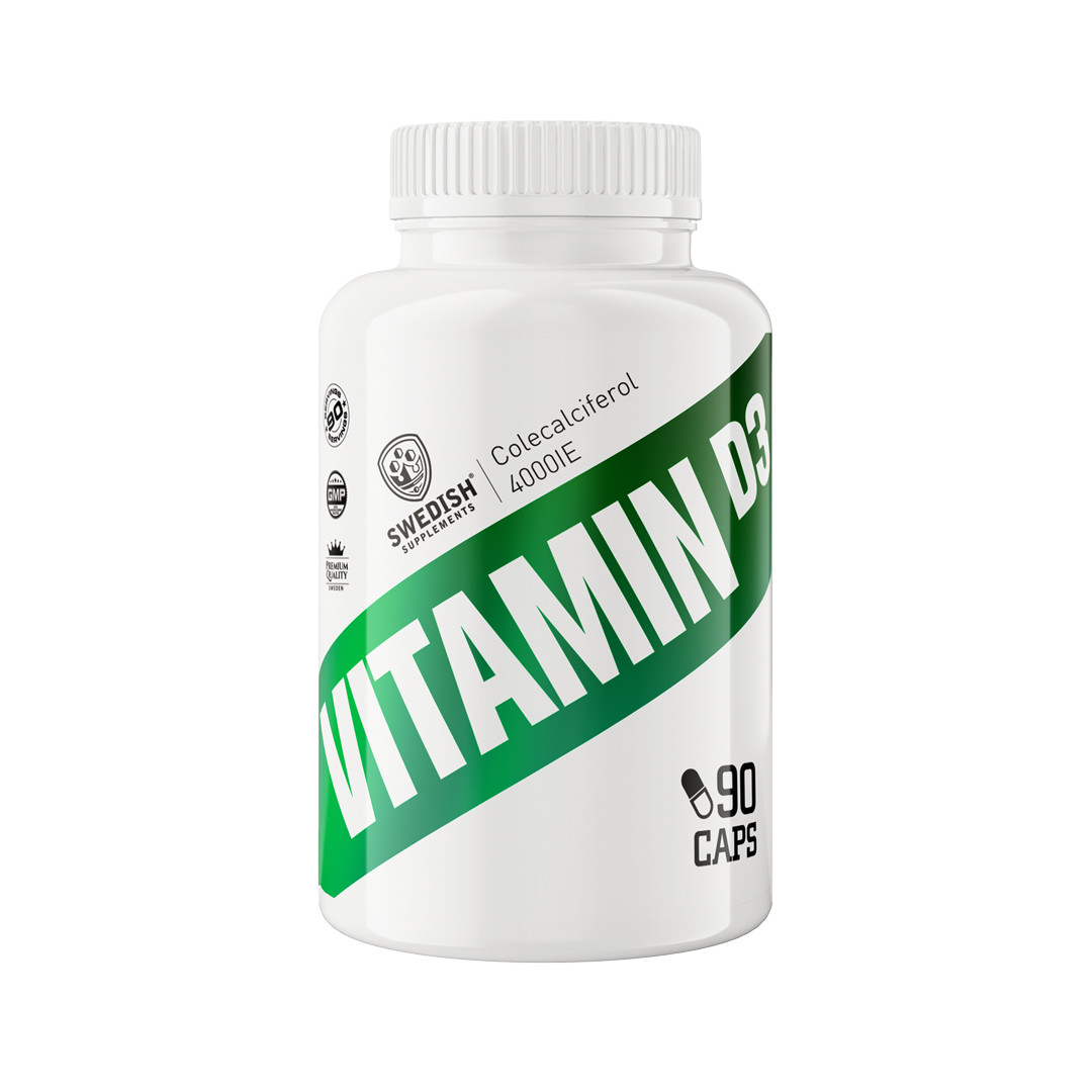 Vitamin D3 (100ug) - 90 caps i gruppen Kosttillskott / Vitaminer & Mineraler / D-Vitamin hos Golden Athlete / Performance R us (SS-10892)