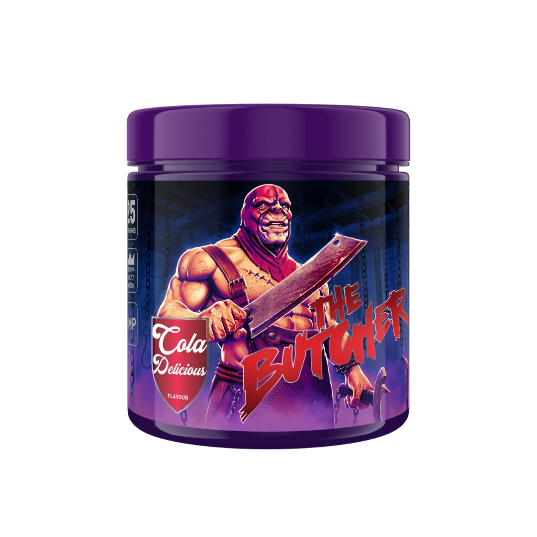 The Butcher, 425g Cola Delicious i gruppen Kosttillskott / PWO - Prestationshöjande / PWO med koffein hos Golden Athlete (SS-5447701)