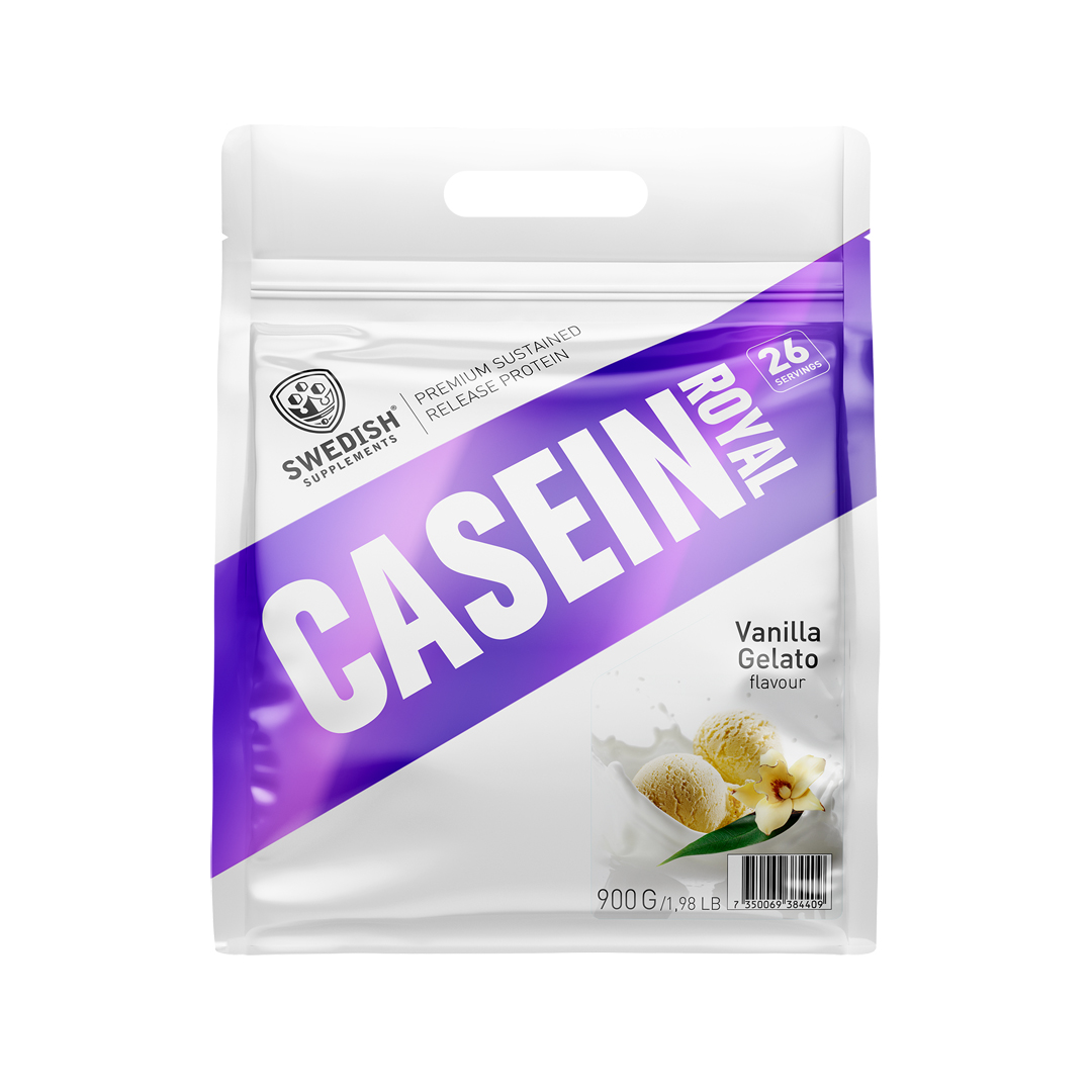 Casein Royal, Kaseinpulver, 900 g Vanilla  i gruppen Kosttillskott / Proteintillskott / Kaseinprotein hos Golden Athlete (SS-9742)
